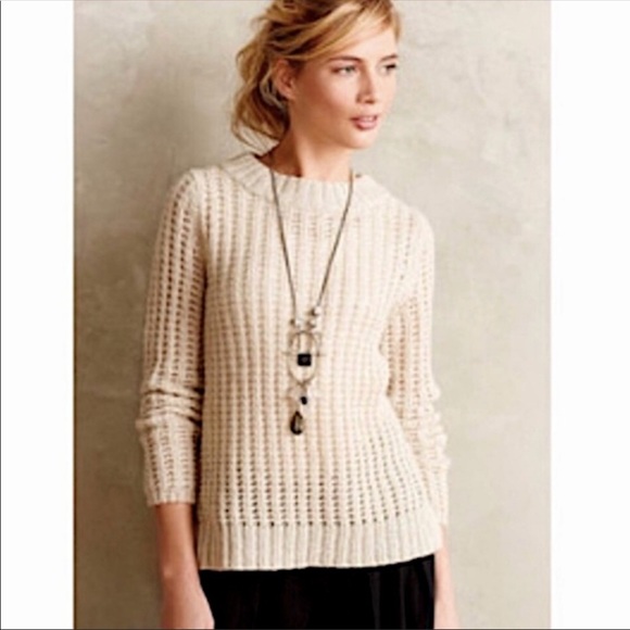 Anthropologie Sweaters - ⬇️ 50 Anthro Field Of Flowers Knit Sweater size S